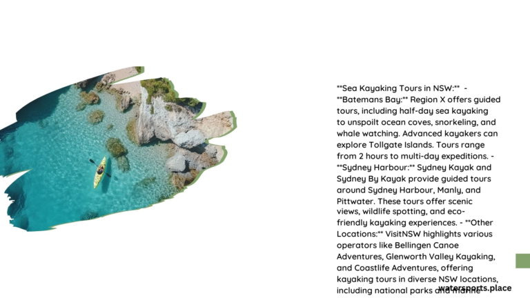 sea kayaking tours nsw